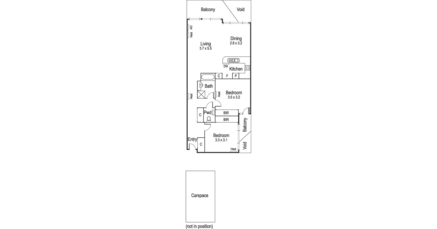 Floorplan of Homely apartment listing, 8/1 Karrakatta Street, Black Rock VIC 3193
