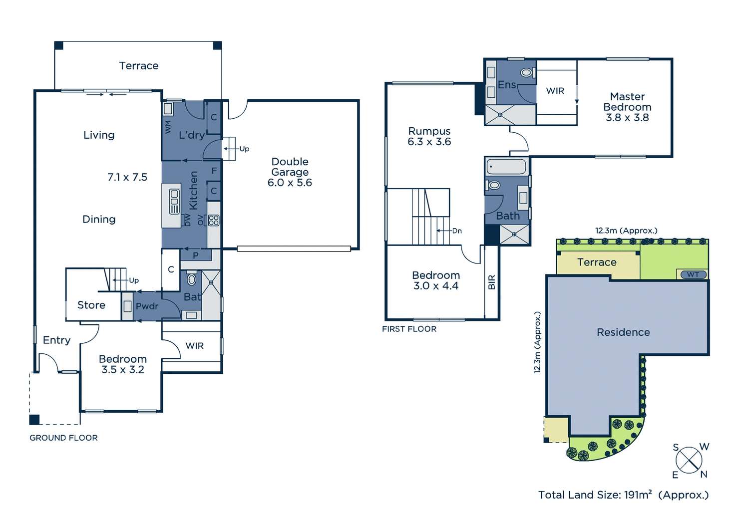 Floorplan of Homely townhouse listing, 9/231 Dorking Road, Box Hill North VIC 3129