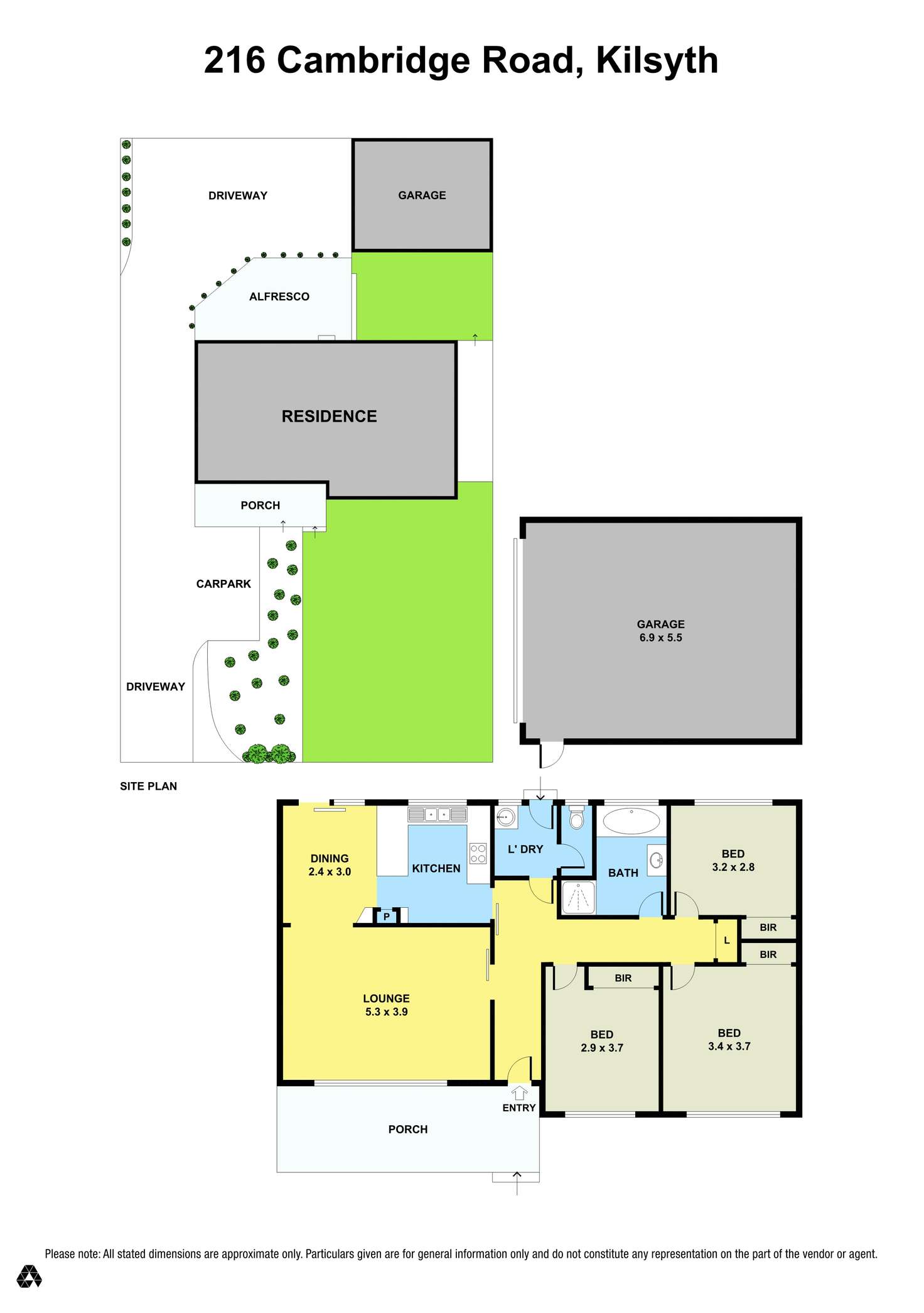 Floorplan of Homely unit listing, 216 Cambridge Road, Kilsyth VIC 3137
