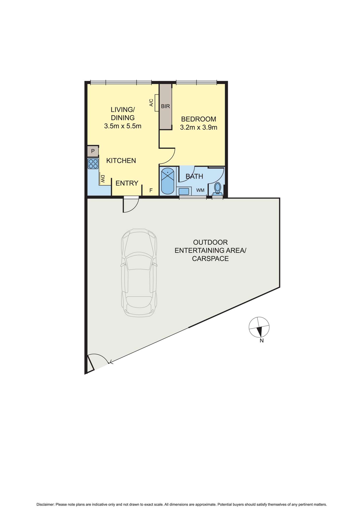 Floorplan of Homely apartment listing, 1/13 Arkle Street, Prahran VIC 3181