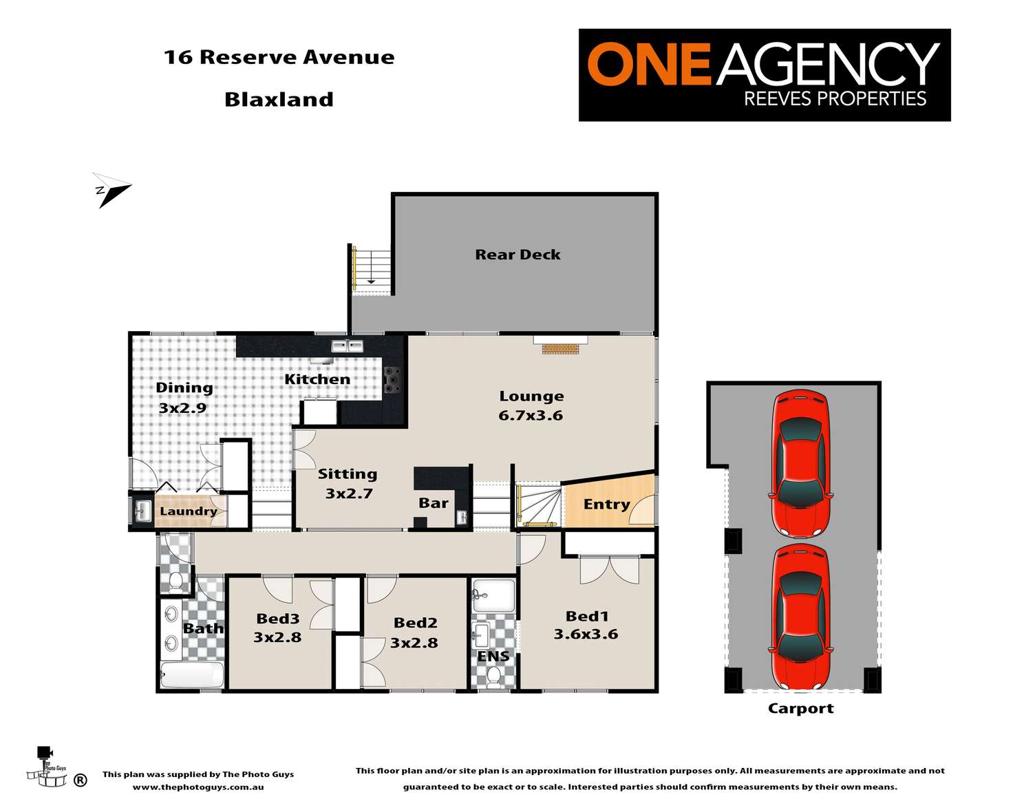 Floorplan of Homely house listing, 16 Reserve Avenue, Blaxland NSW 2774