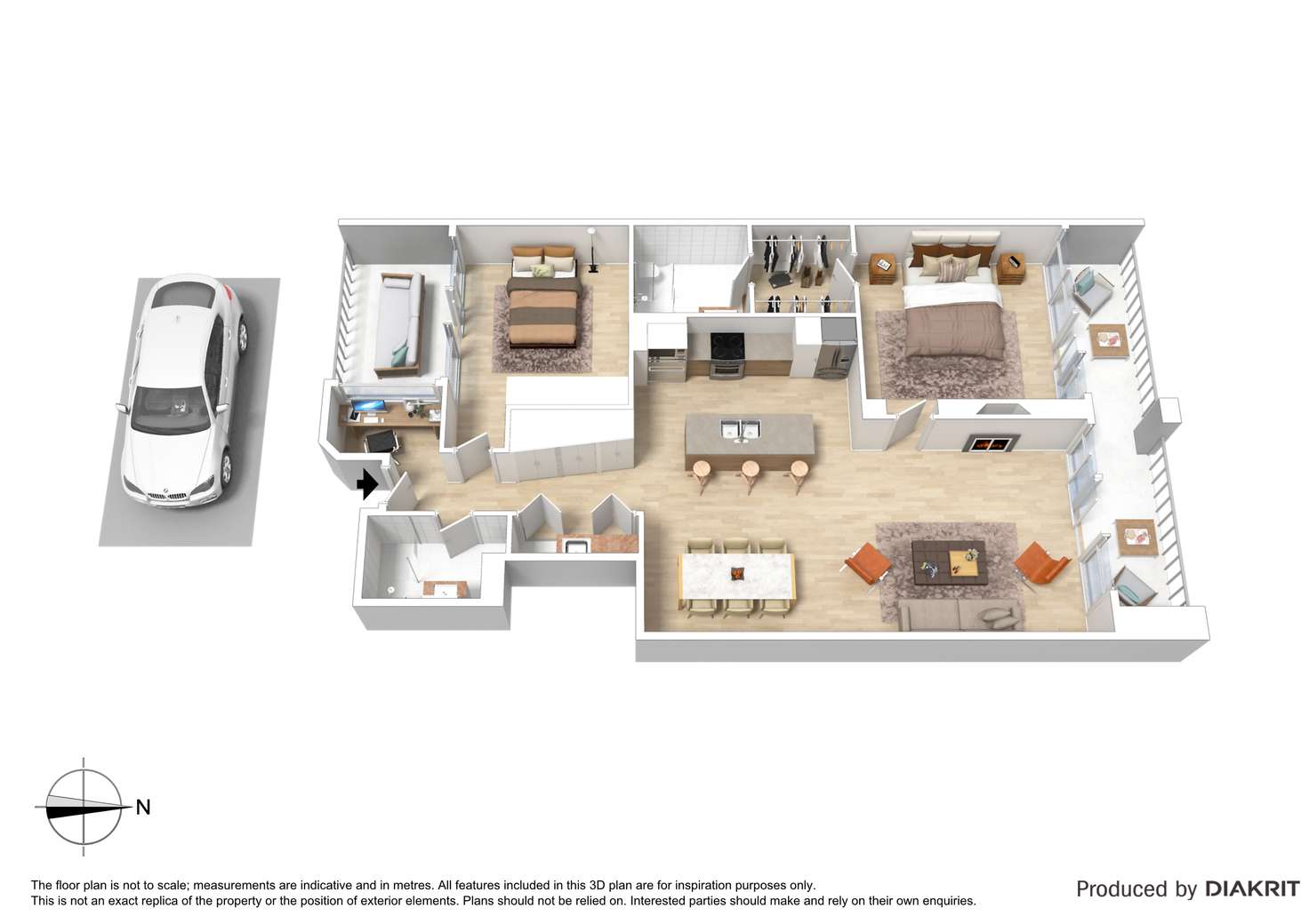 Floorplan of Homely apartment listing, 3/47 Wilson Street, South Yarra VIC 3141