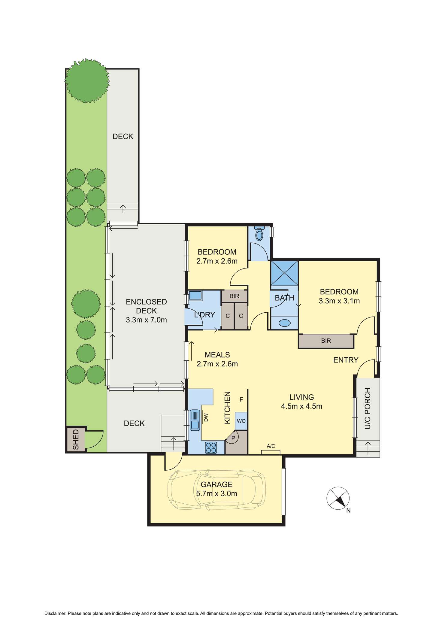 Floorplan of Homely unit listing, 3/57 Beard Street, Eltham VIC 3095