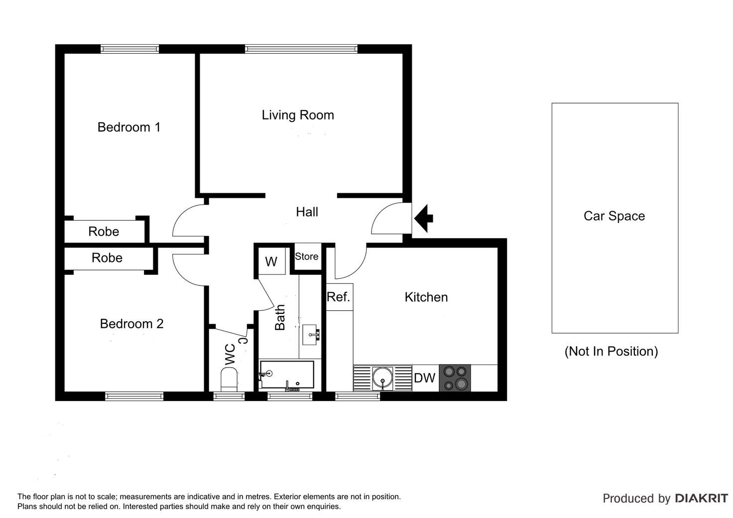 Floorplan of Homely apartment listing, 2/27 St Georges Road, Armadale VIC 3143