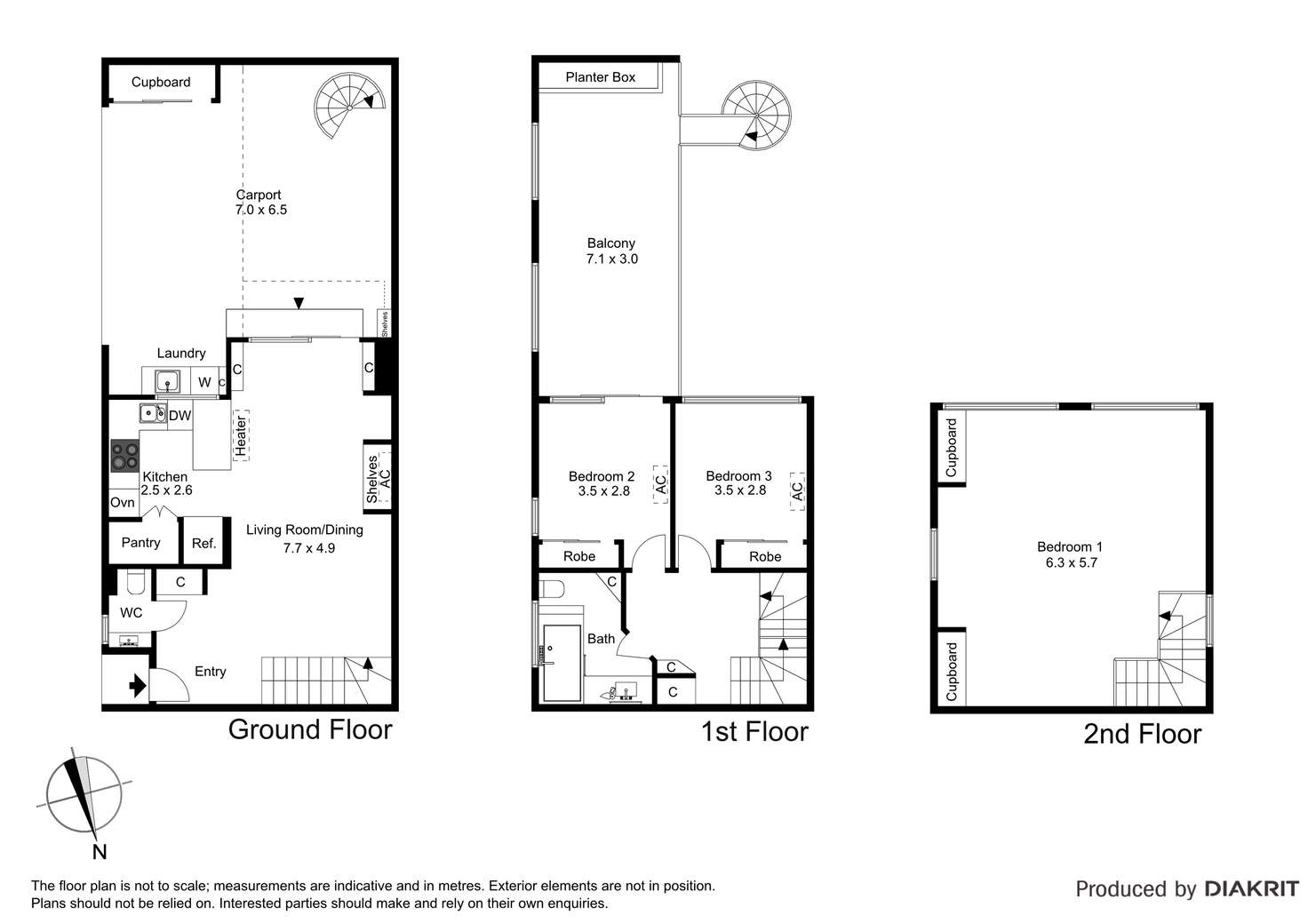 Floorplan of Homely house listing, 3/16 Hurry Place, Prahran VIC 3181