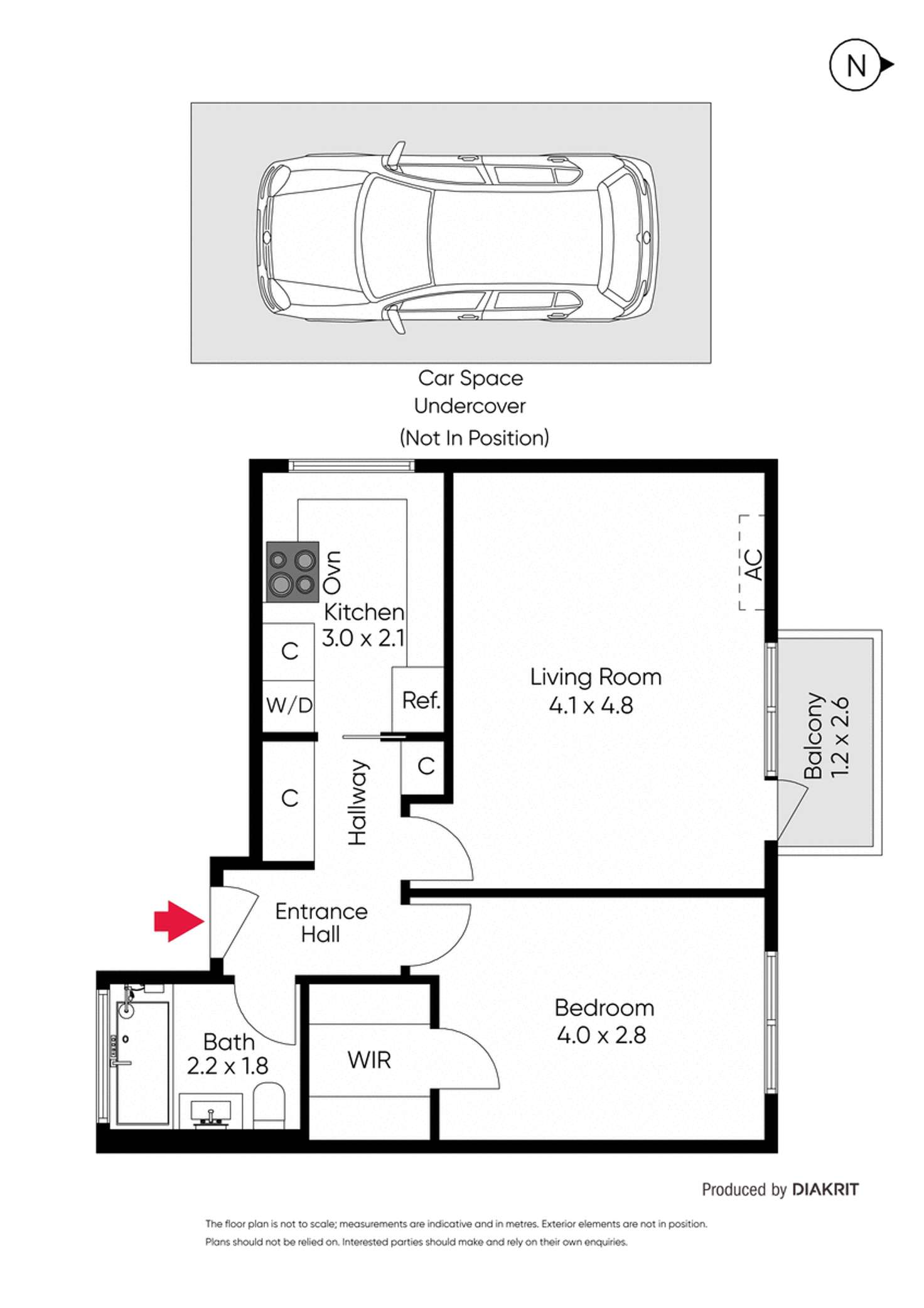 Floorplan of Homely apartment listing, 4/18-20 Walsh Street, South Yarra VIC 3141