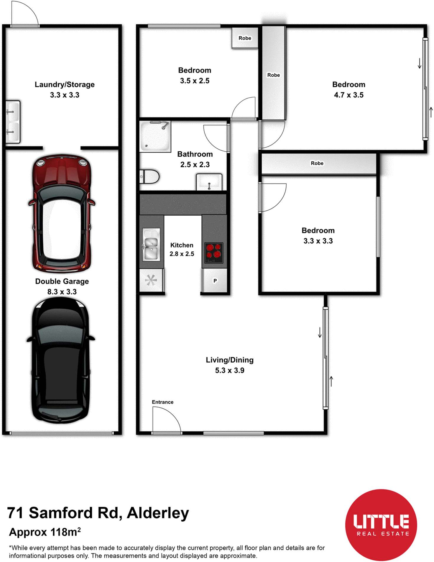 Floorplan of Homely unit listing, 71 Samford Road, Alderley QLD 4051