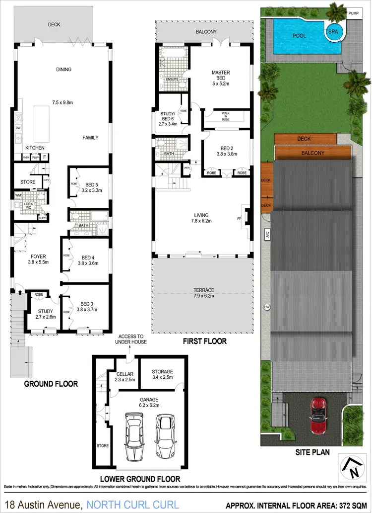 Floorplan of Homely house listing, 18 Austin Avenue, North Curl Curl NSW 2099