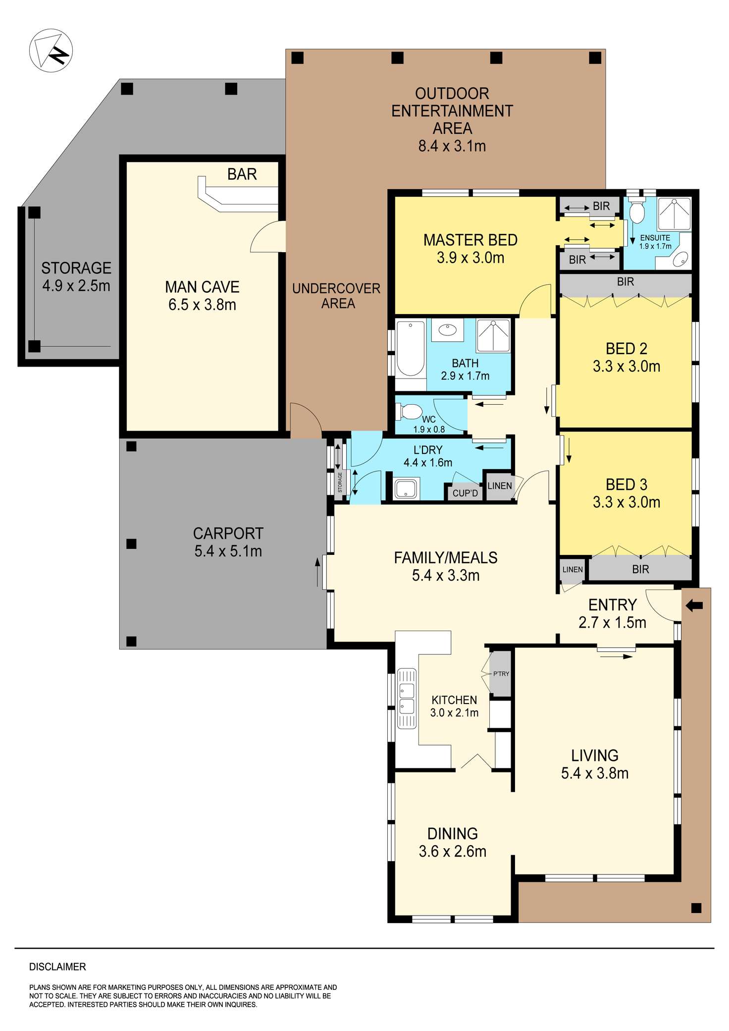 Floorplan of Homely house listing, 110 Grandview Grove, Wendouree VIC 3355