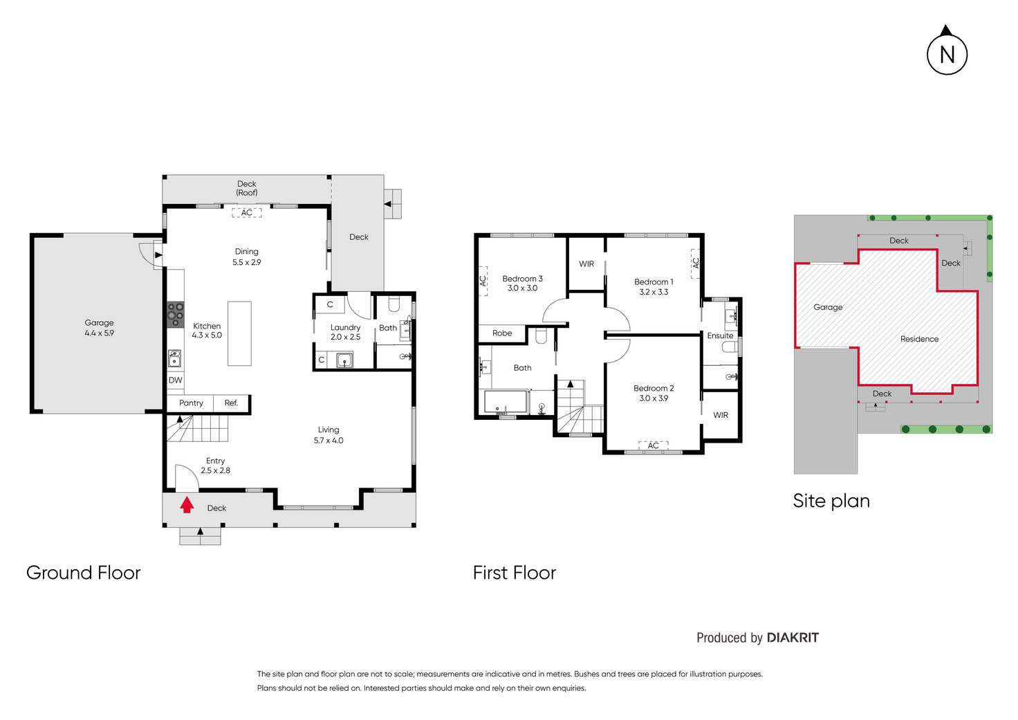 Floorplan of Homely townhouse listing, 28A Keogh Street, Rosebud VIC 3939