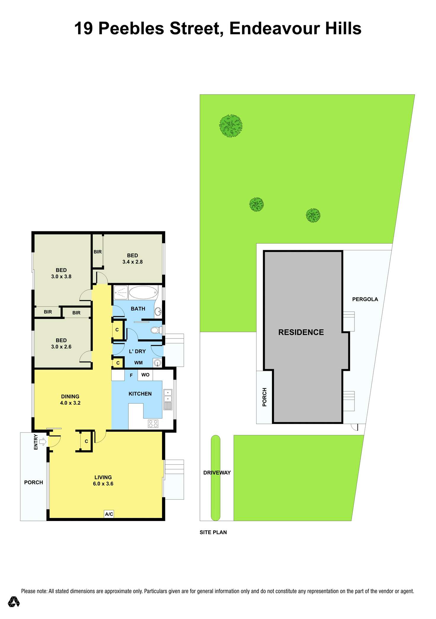 Floorplan of Homely house listing, 19 Peebles Street, Endeavour Hills VIC 3802