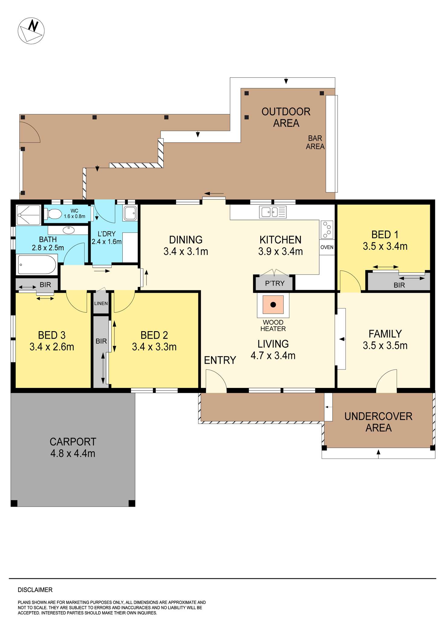 Floorplan of Homely house listing, 588 Yankee Flat Road, Mount Helen VIC 3350