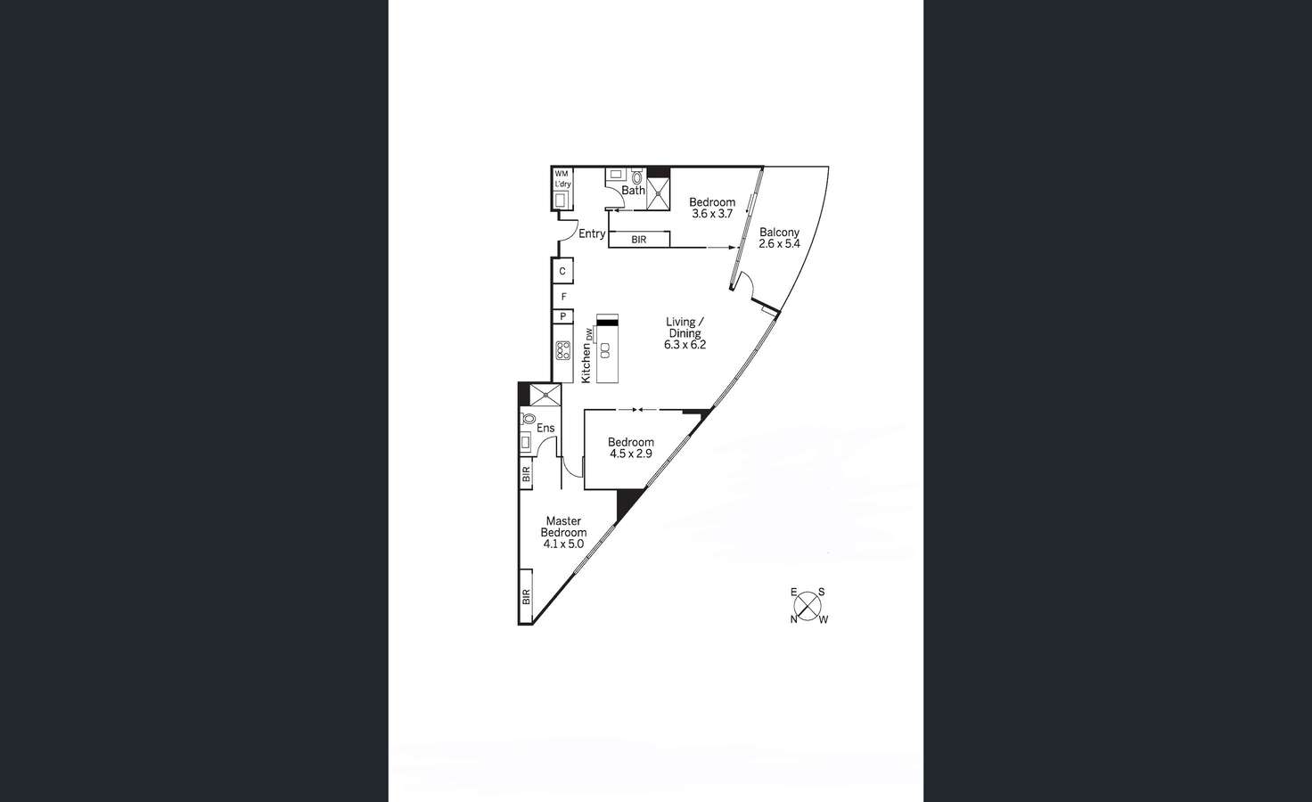 Floorplan of Homely apartment listing, 407/10 Railway Walk North, Hampton VIC 3188