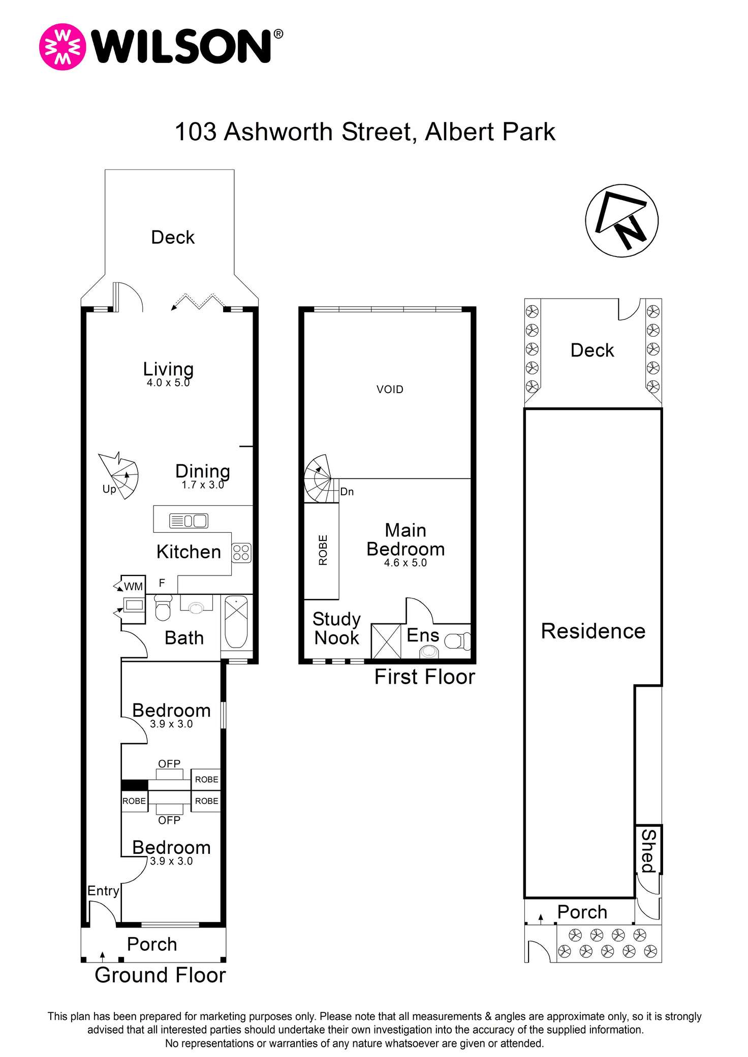 Floorplan of Homely house listing, 103 Ashworth Street, Albert Park VIC 3206