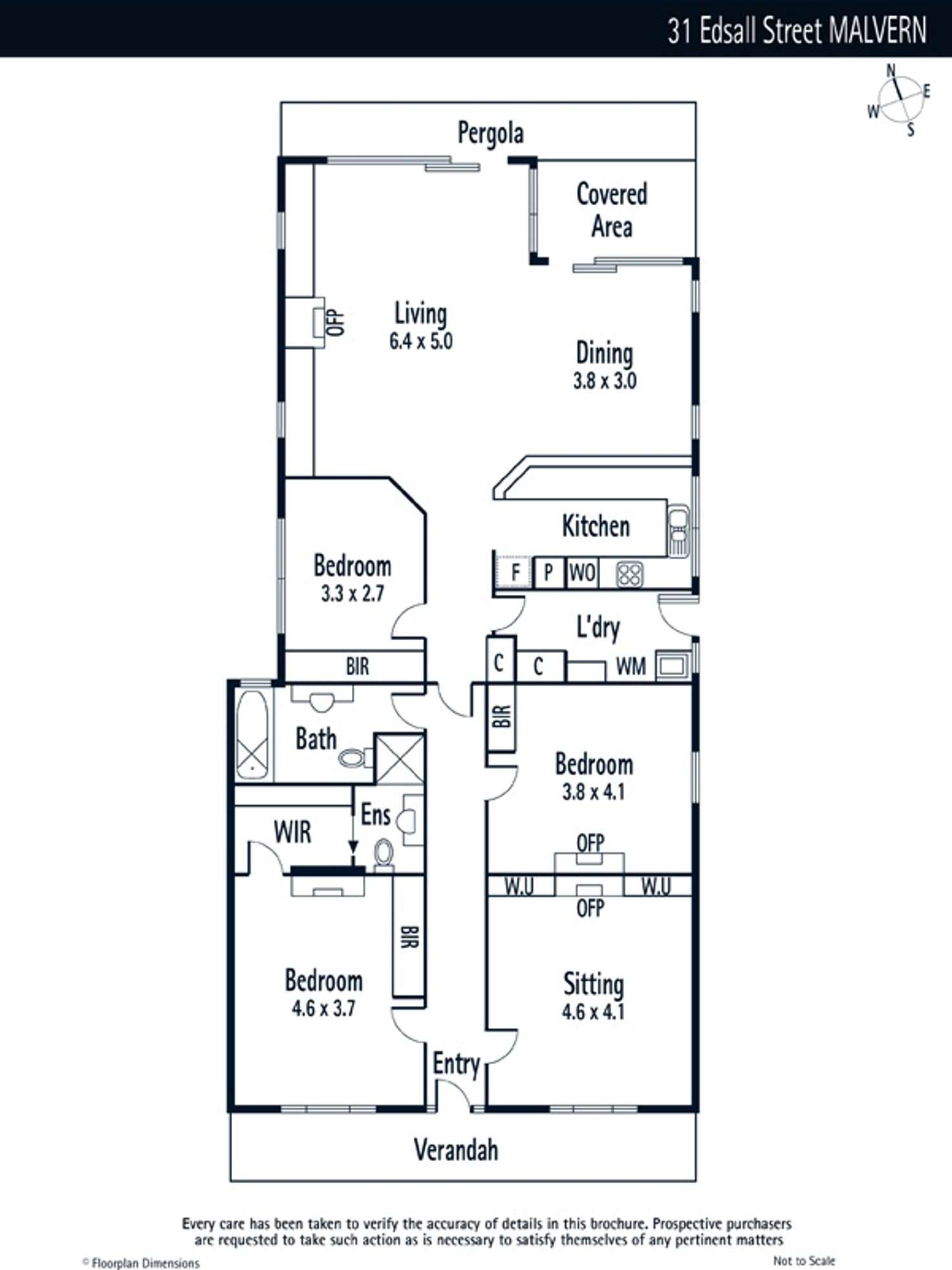 Floorplan of Homely house listing, 31 Edsall Street, Malvern VIC 3144