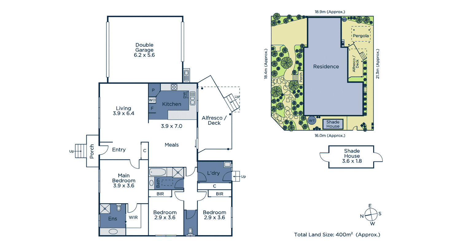 Floorplan of Homely unit listing, 1/21 Woodmason Road, Boronia VIC 3155