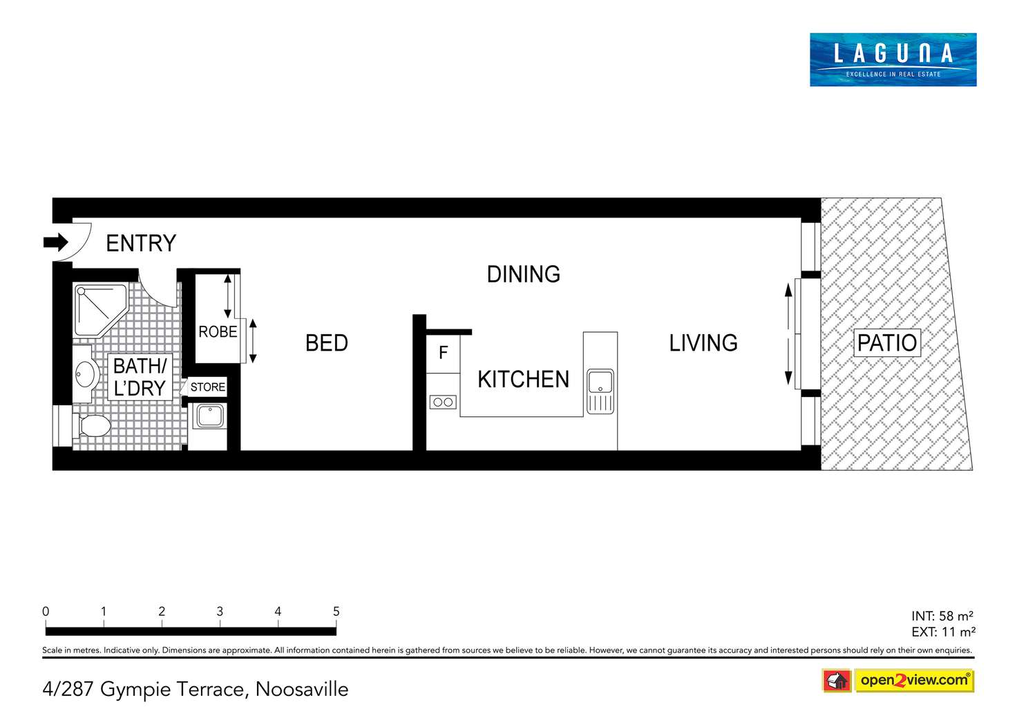 Floorplan of Homely unit listing, 4/287 Gympie Terrace, Noosaville QLD 4566