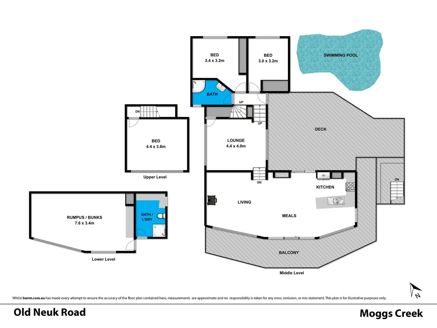 Floorplan of Homely house listing, 2 Old Neuk Road, Moggs Creek VIC 3231