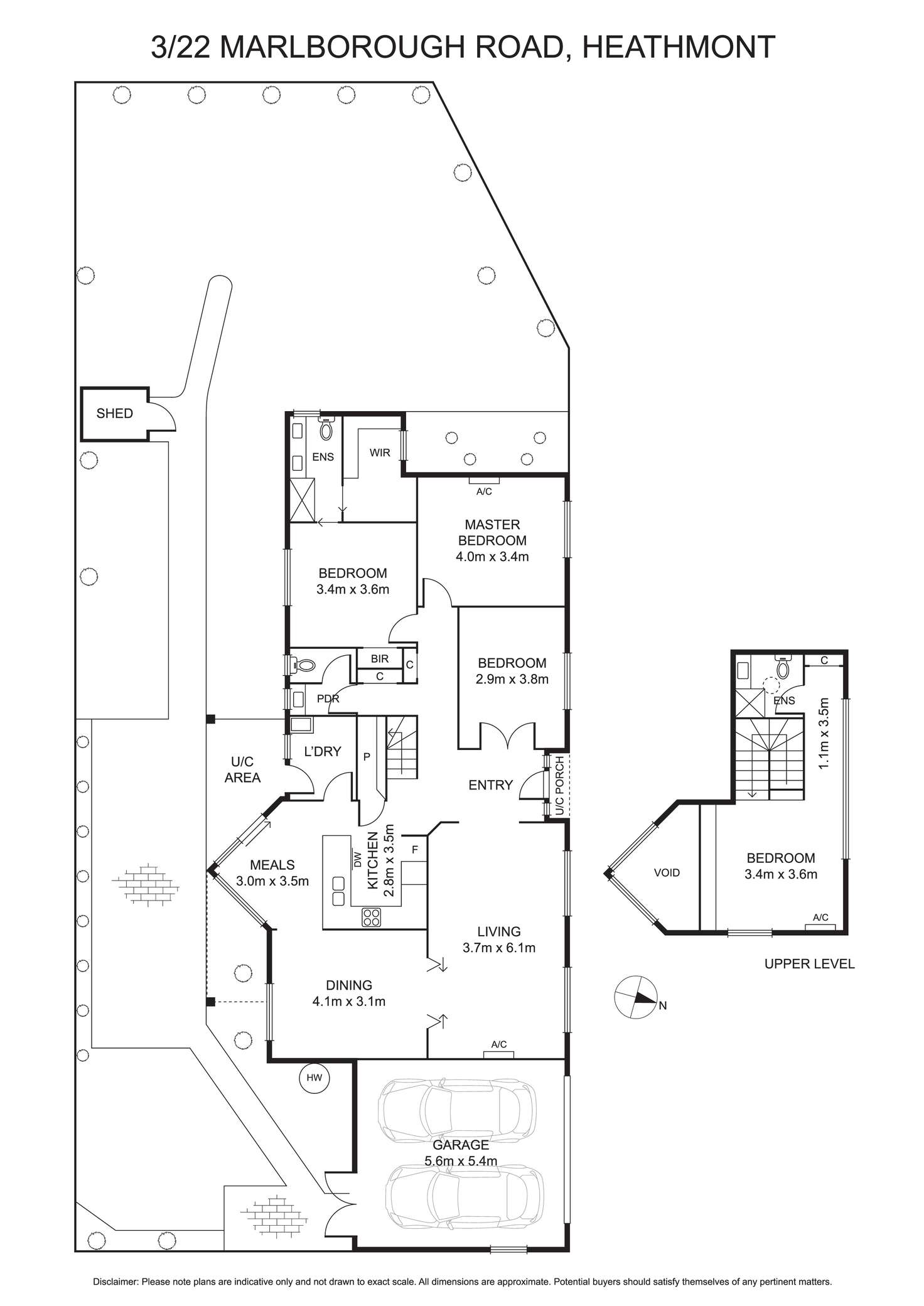 Floorplan of Homely unit listing, 3/22-24 Marlborough Road, Heathmont VIC 3135