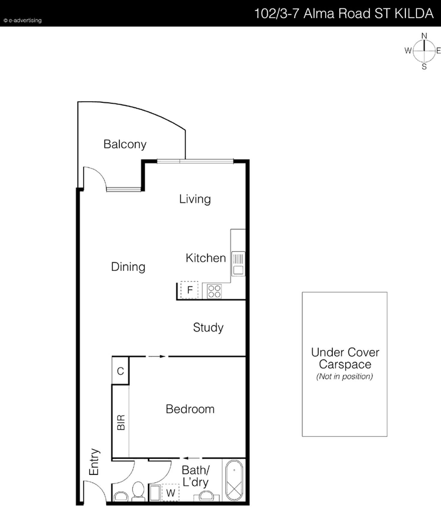 Floorplan of Homely apartment listing, 102/3-7A Alma Road, St Kilda VIC 3182