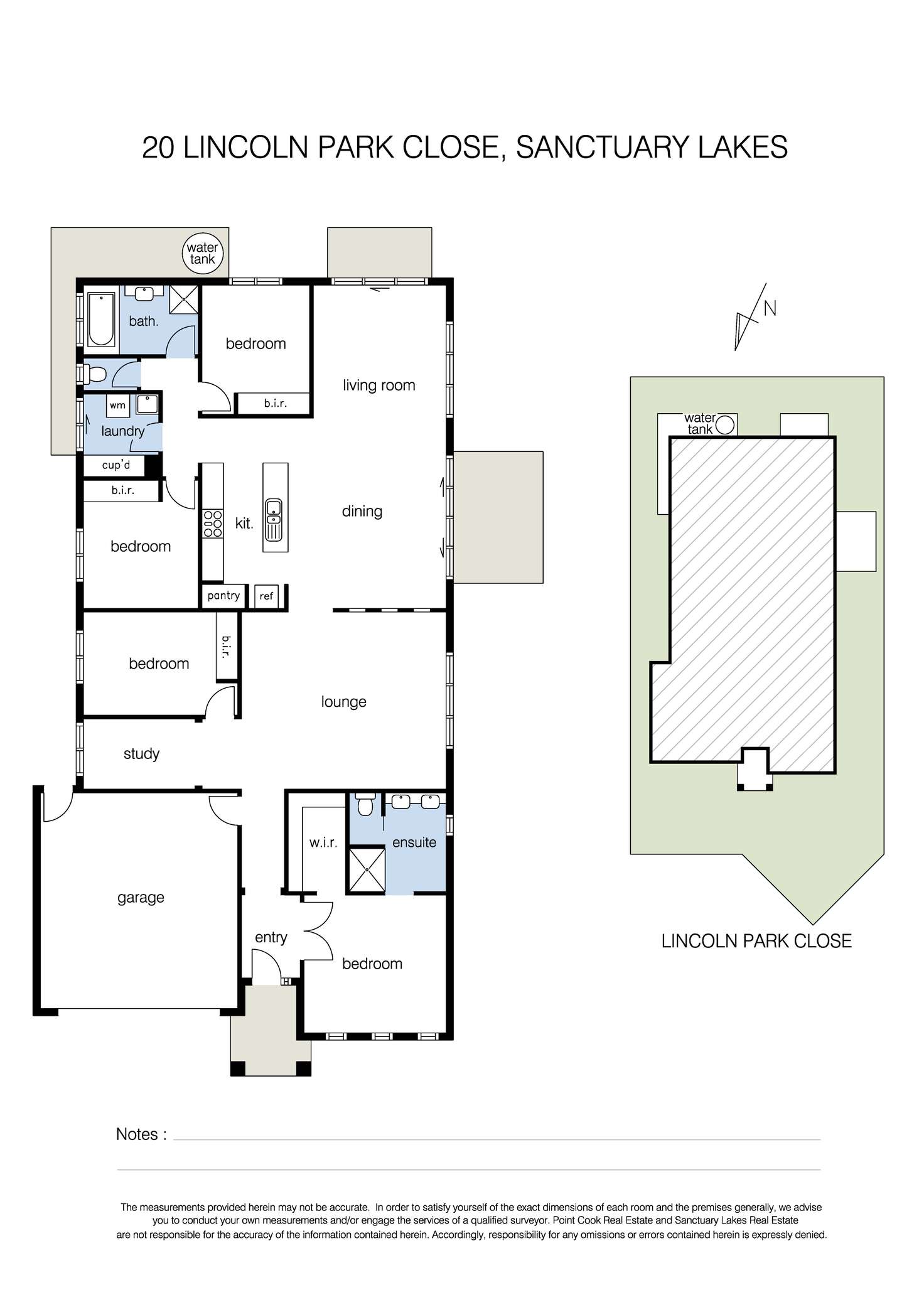 Floorplan of Homely house listing, 20 Lincoln Park Close, Sanctuary Lakes VIC 3030