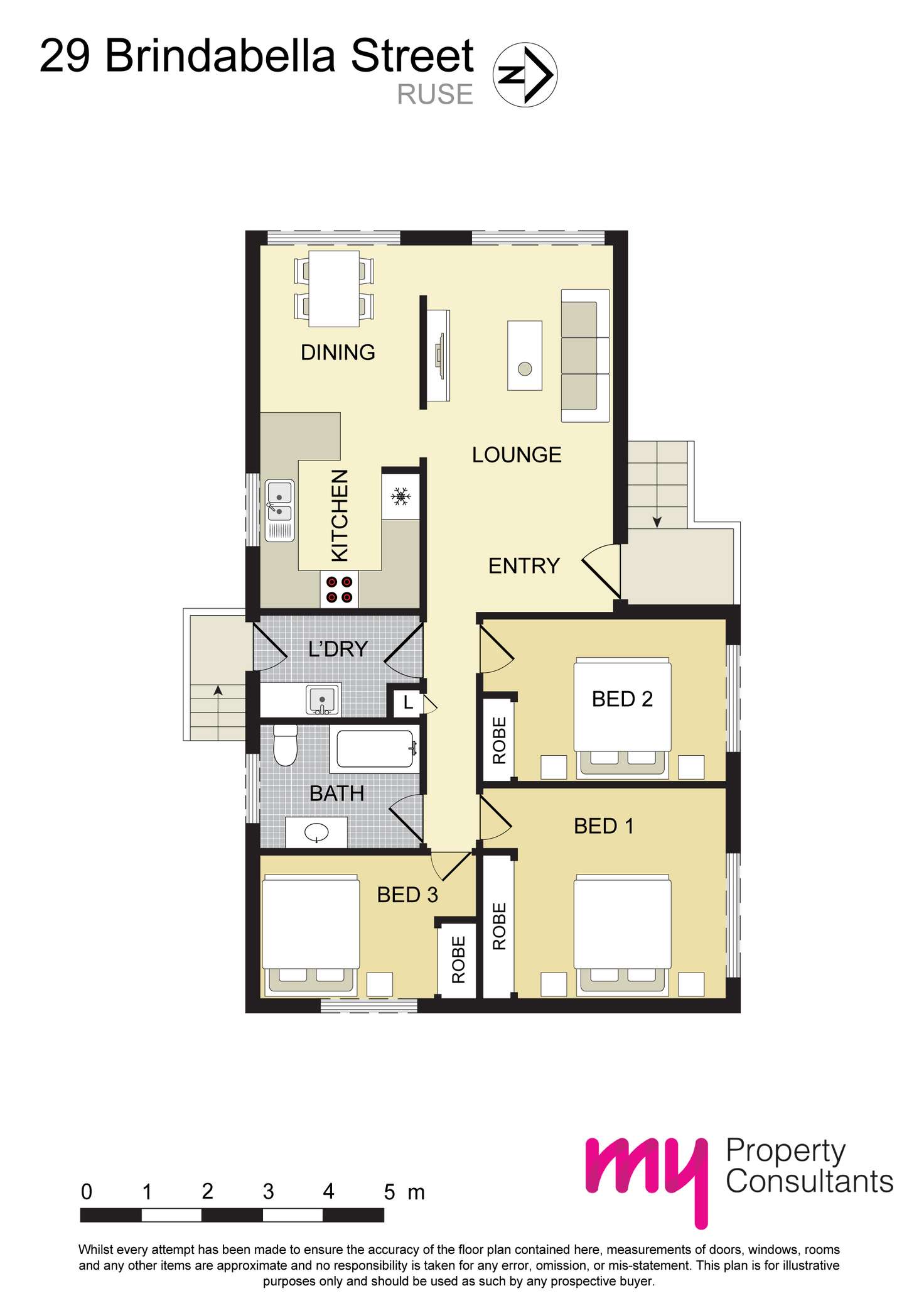 Floorplan of Homely house listing, 29 Brindabella Street, Ruse NSW 2560