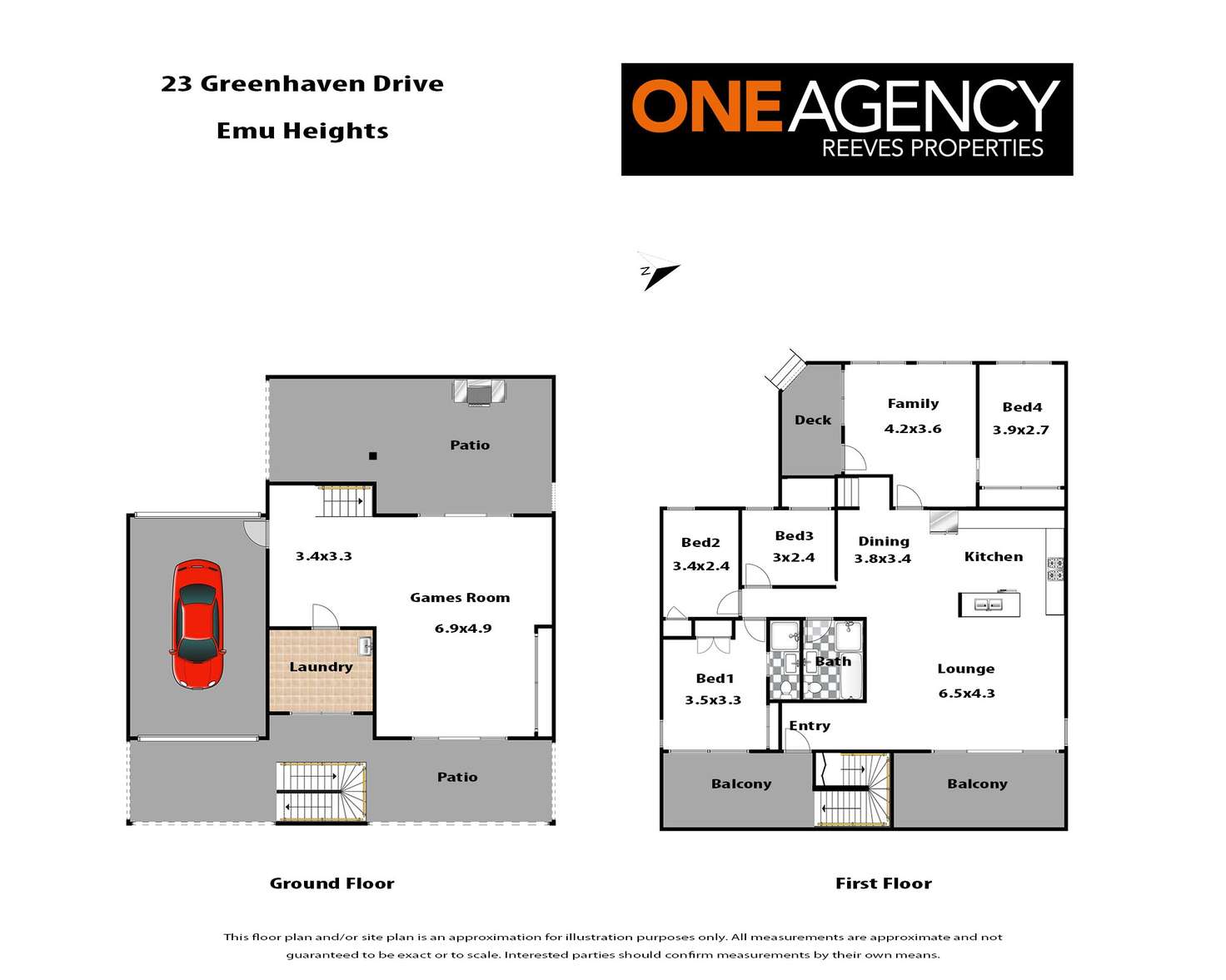 Floorplan of Homely house listing, 23 Greenhaven Drive, Emu Heights NSW 2750