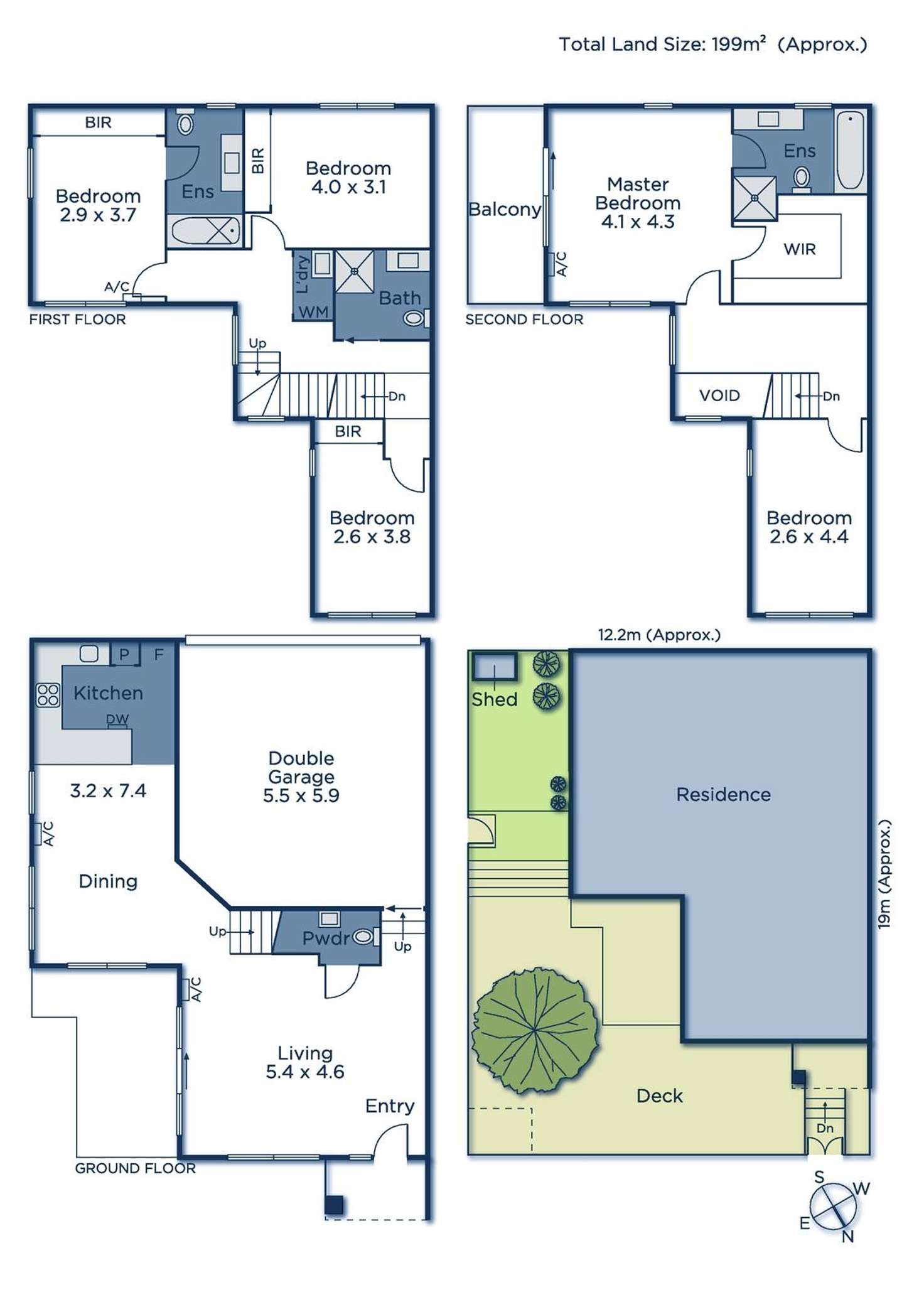 Floorplan of Homely townhouse listing, 13/19 Hughes Street, Burwood VIC 3125