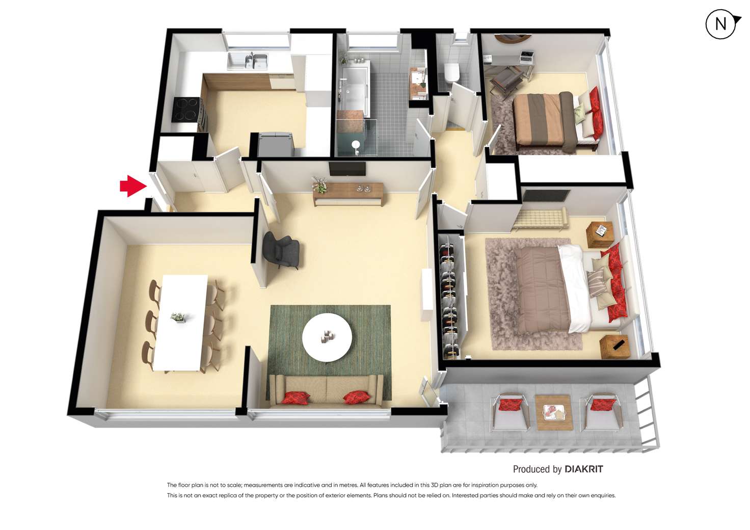 Floorplan of Homely unit listing, 4/206 Whitehorse Road, Balwyn VIC 3103