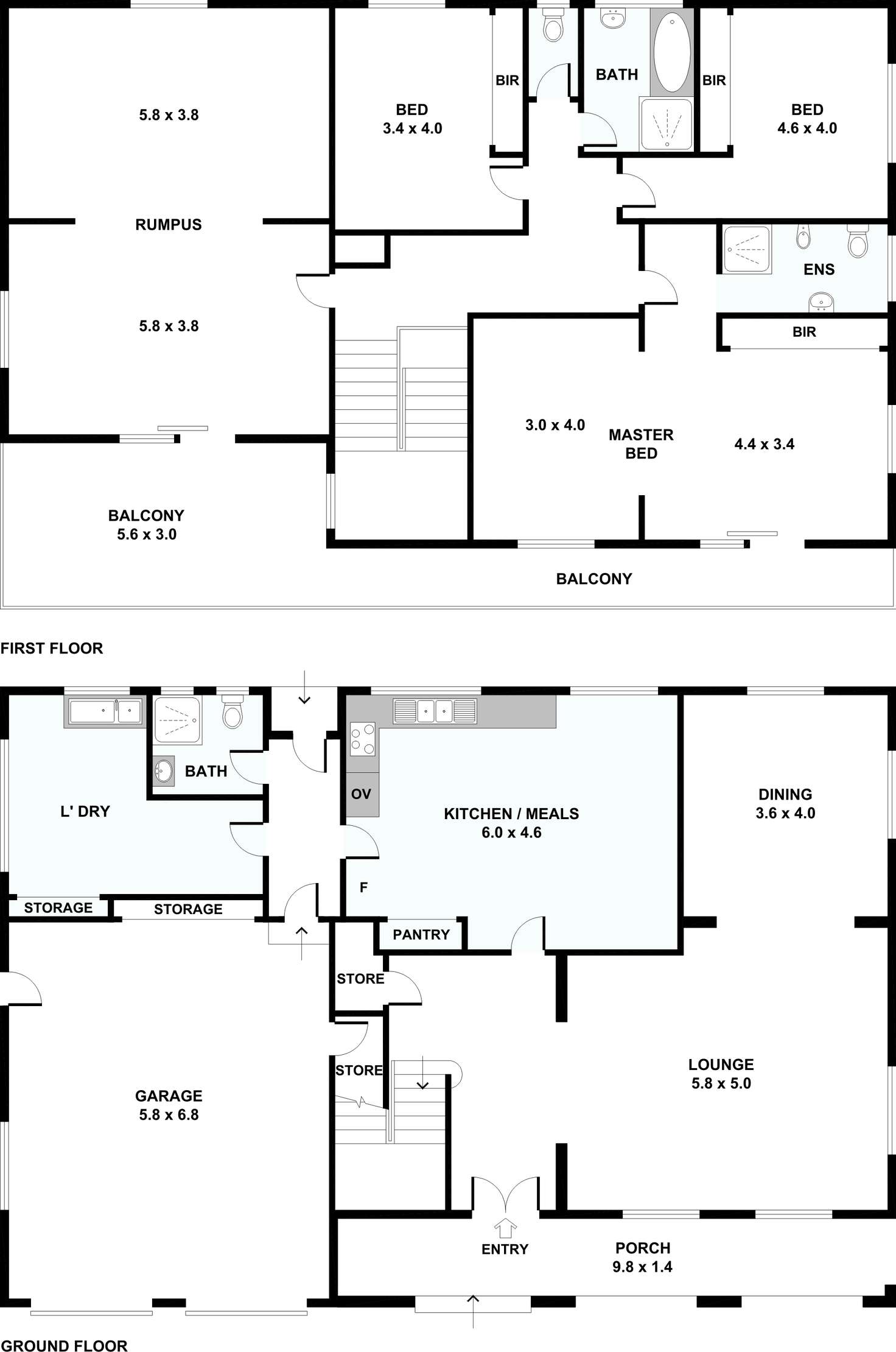 Floorplan of Homely house listing, 14 Guinane Avenue, Hoppers Crossing VIC 3029