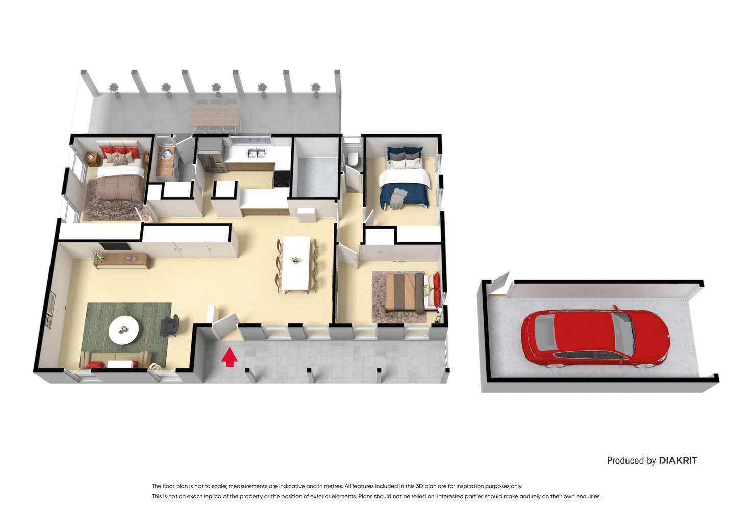 Floorplan of Homely house listing, 13 Fay Court, Somerville VIC 3912