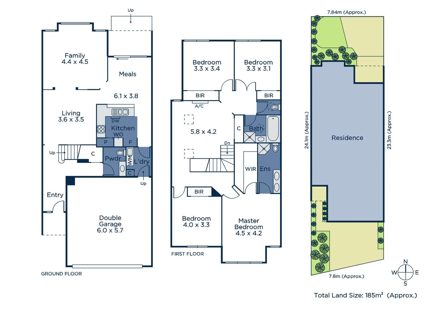 Floorplan of Homely townhouse listing, 34 Arlington Walk, Vermont VIC 3133