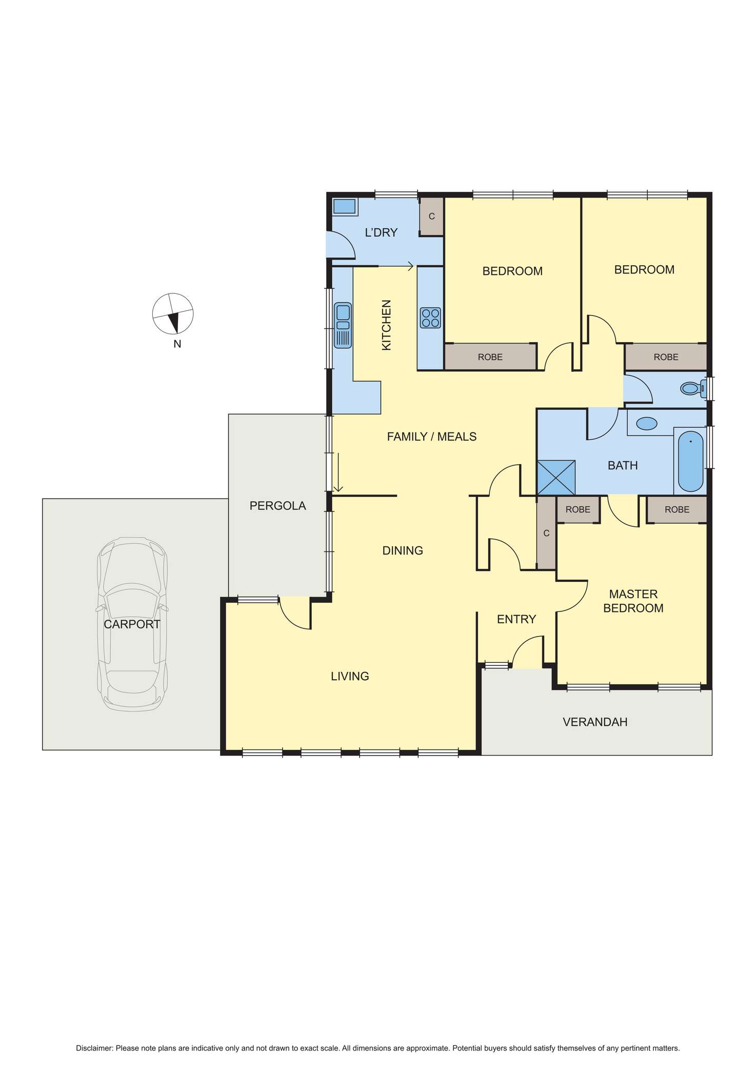 Floorplan of Homely house listing, 4 Tarcoola Drive, Yallambie VIC 3085