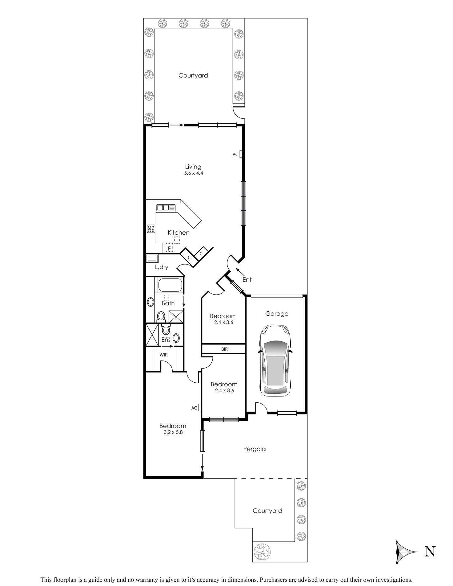 Floorplan of Homely unit listing, 2/2 Houston Street, Mentone VIC 3194