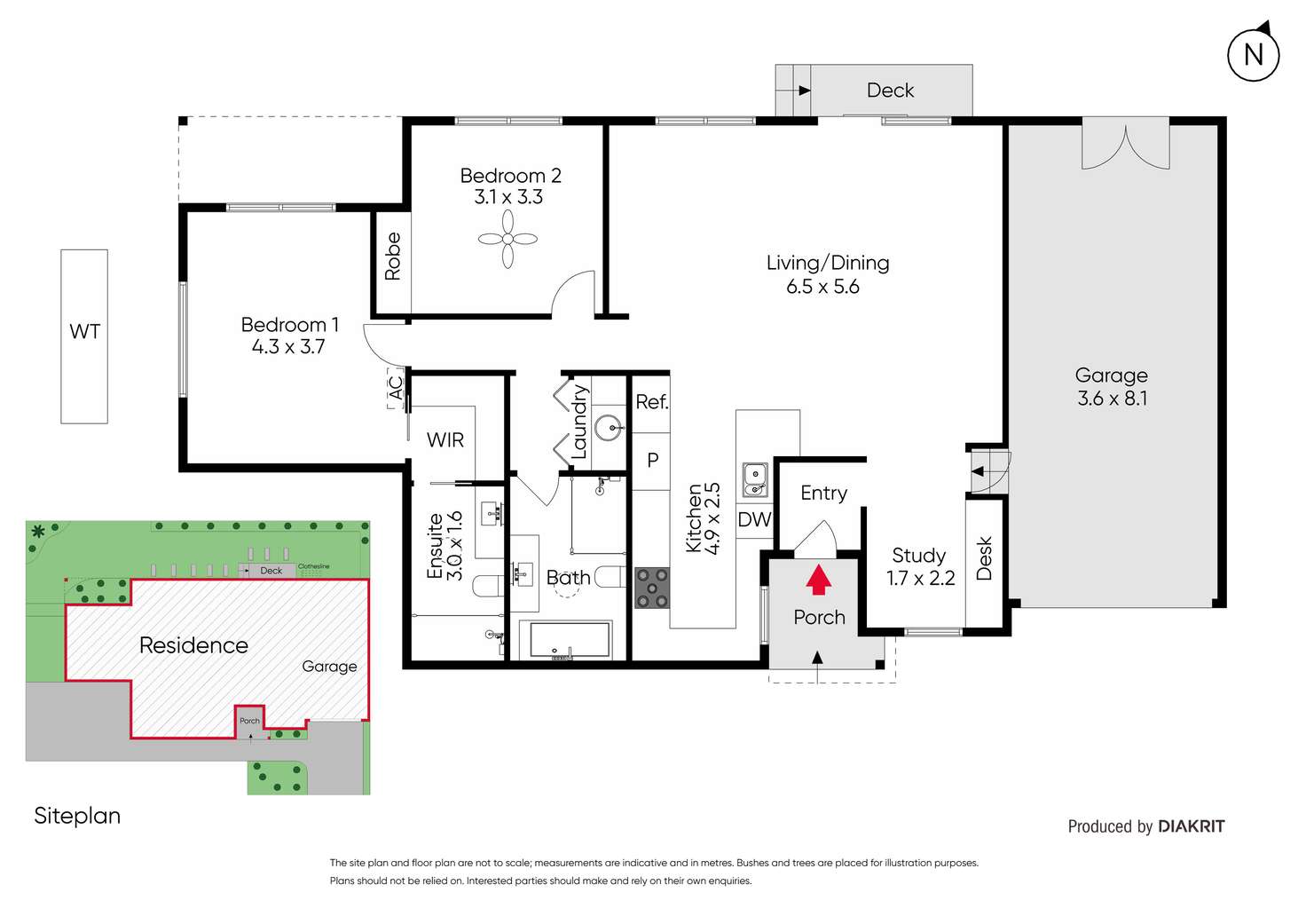 Floorplan of Homely unit listing, 3/20 James Street, Dromana VIC 3936