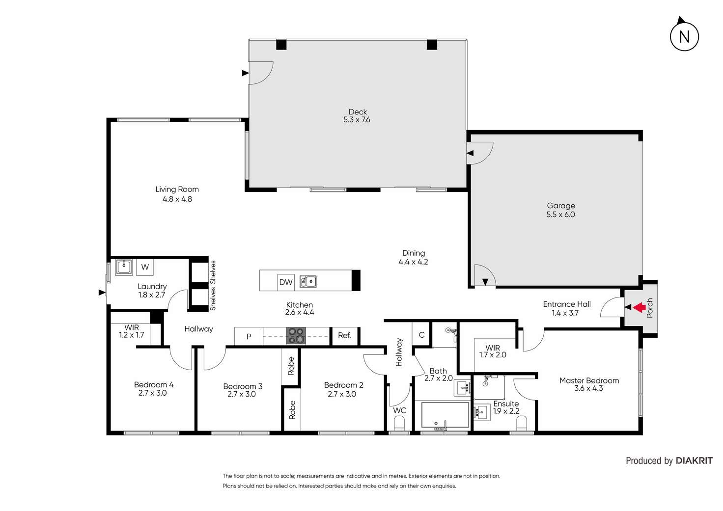 Floorplan of Homely house listing, 5 Barley Sheaf Drive, Miners Rest VIC 3352