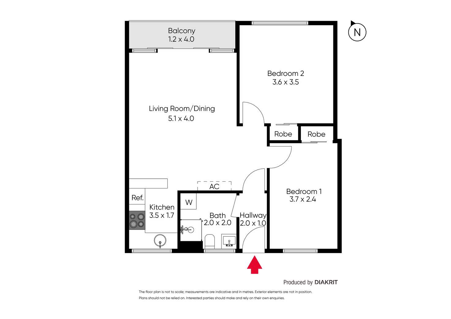 Floorplan of Homely apartment listing, 10/383 Gilbert Road, Preston VIC 3072