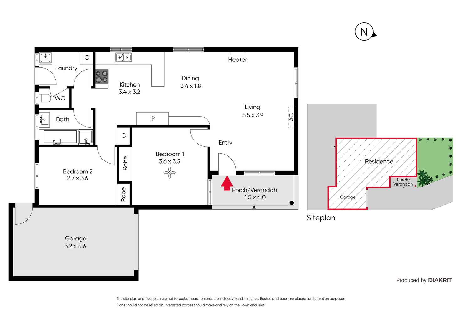 Floorplan of Homely unit listing, 27/1559 Point Nepean Road, Capel Sound VIC 3940