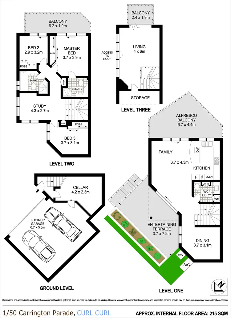 Floorplan of Homely house listing, 1/50 Carrington Parade, Curl Curl NSW 2096