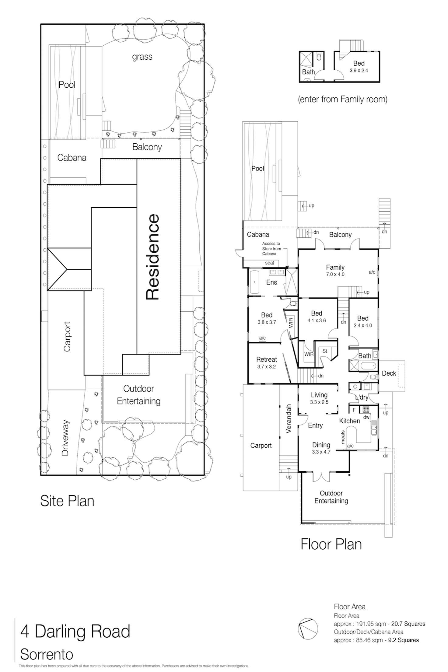 Floorplan of Homely house listing, 4 Darling Road, Sorrento VIC 3943