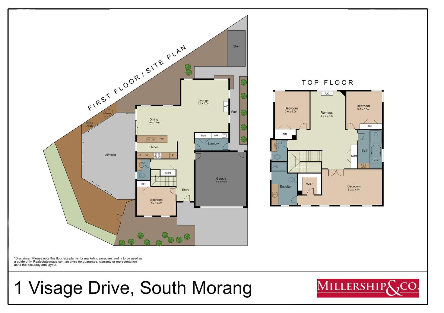 Floorplan of Homely house listing, 1 Visage Drive, South Morang VIC 3752