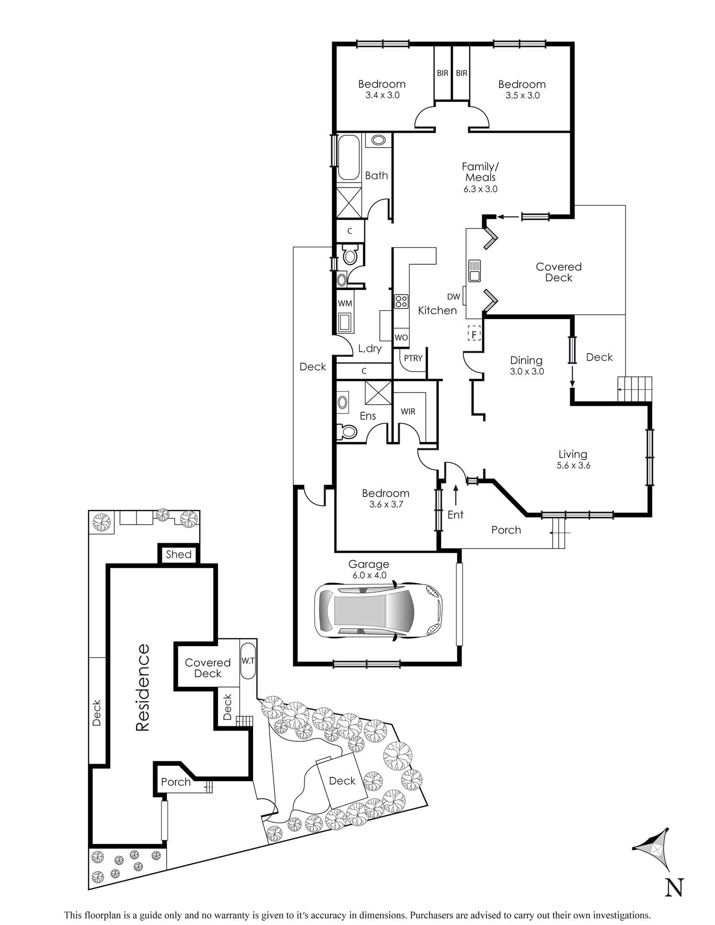 Floorplan of Homely townhouse listing, 2/16 Chute Street, Mordialloc VIC 3195