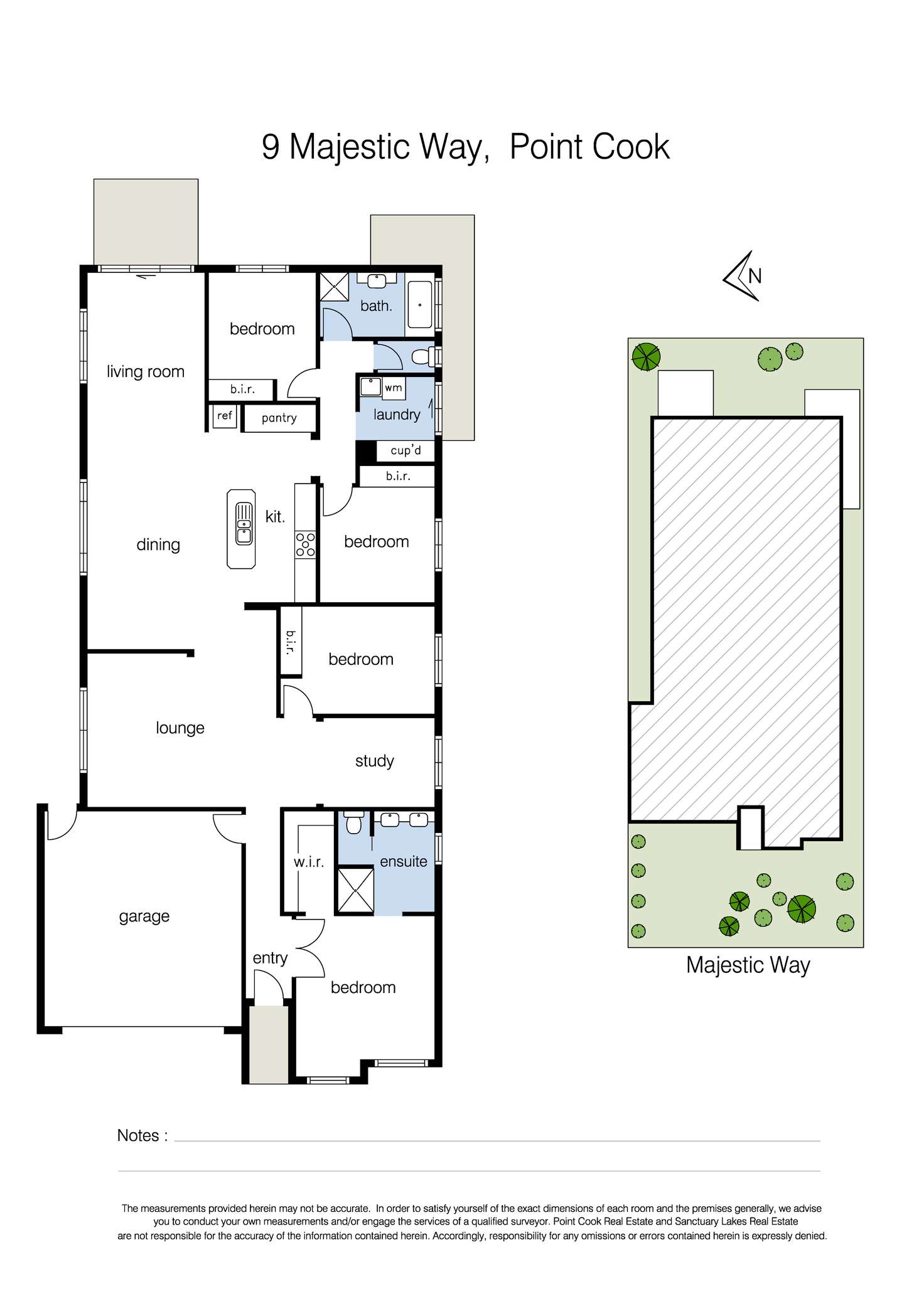Floorplan of Homely house listing, 9 Majestic Way, Point Cook VIC 3030