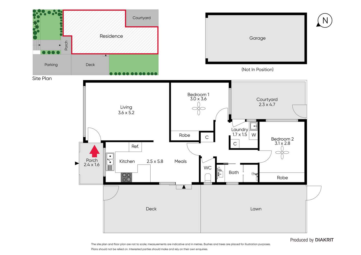 Floorplan of Homely unit listing, 4/36-38 Denbigh Street, Frankston VIC 3199