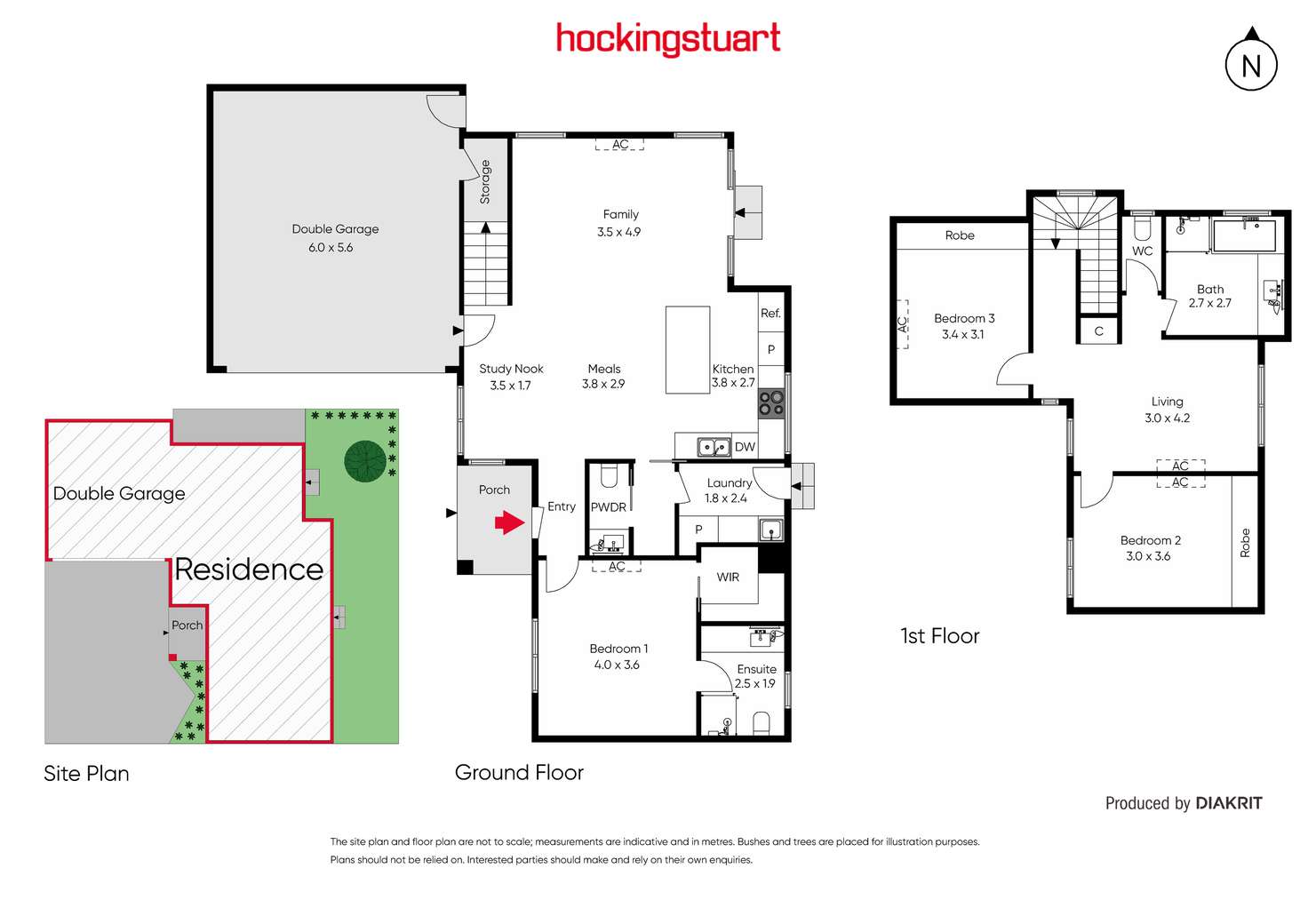 Floorplan of Homely townhouse listing, 69A Spray Street, Rosebud VIC 3939