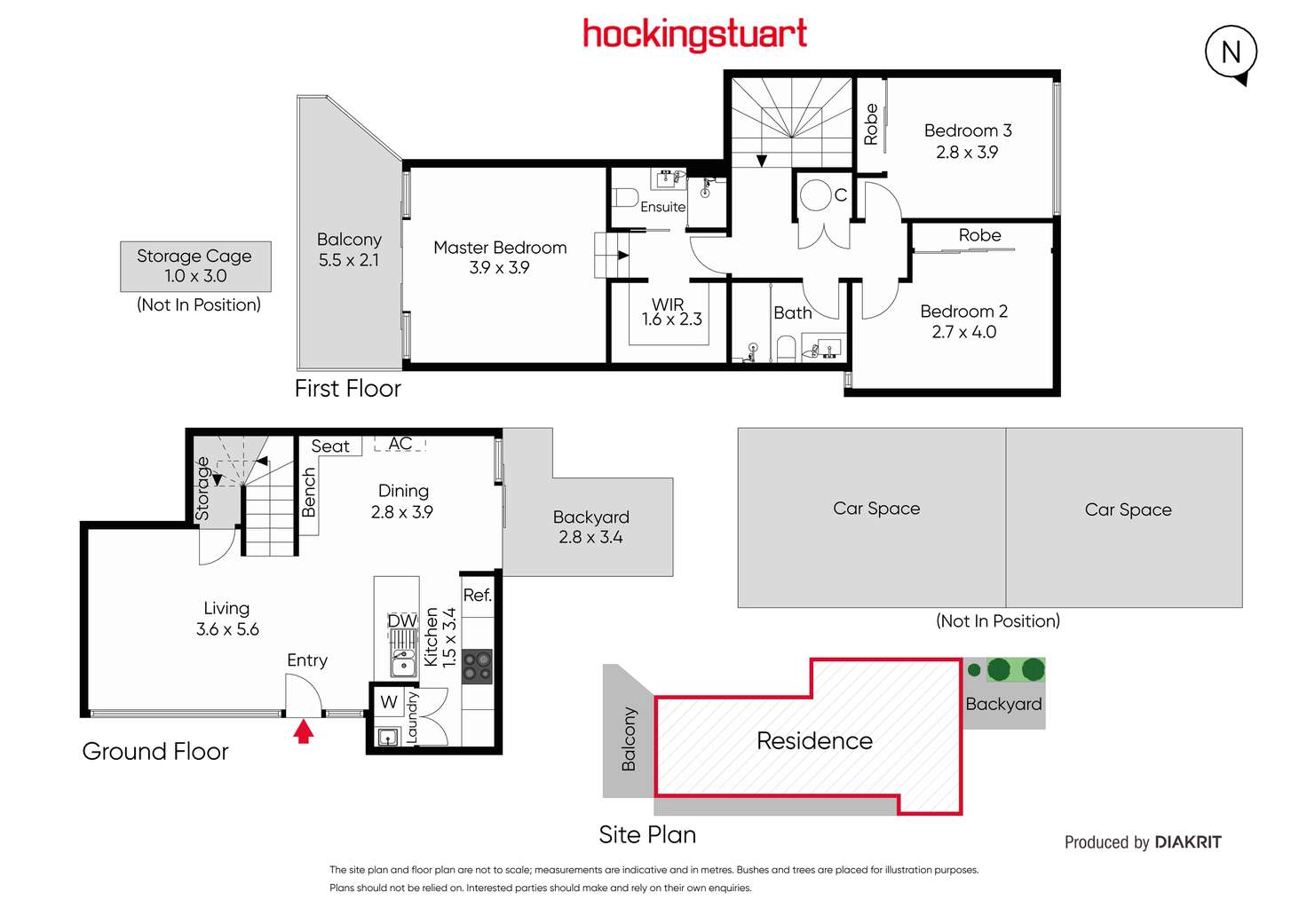 Floorplan of Homely townhouse listing, G05/141 Stephen Street, Yarraville VIC 3013