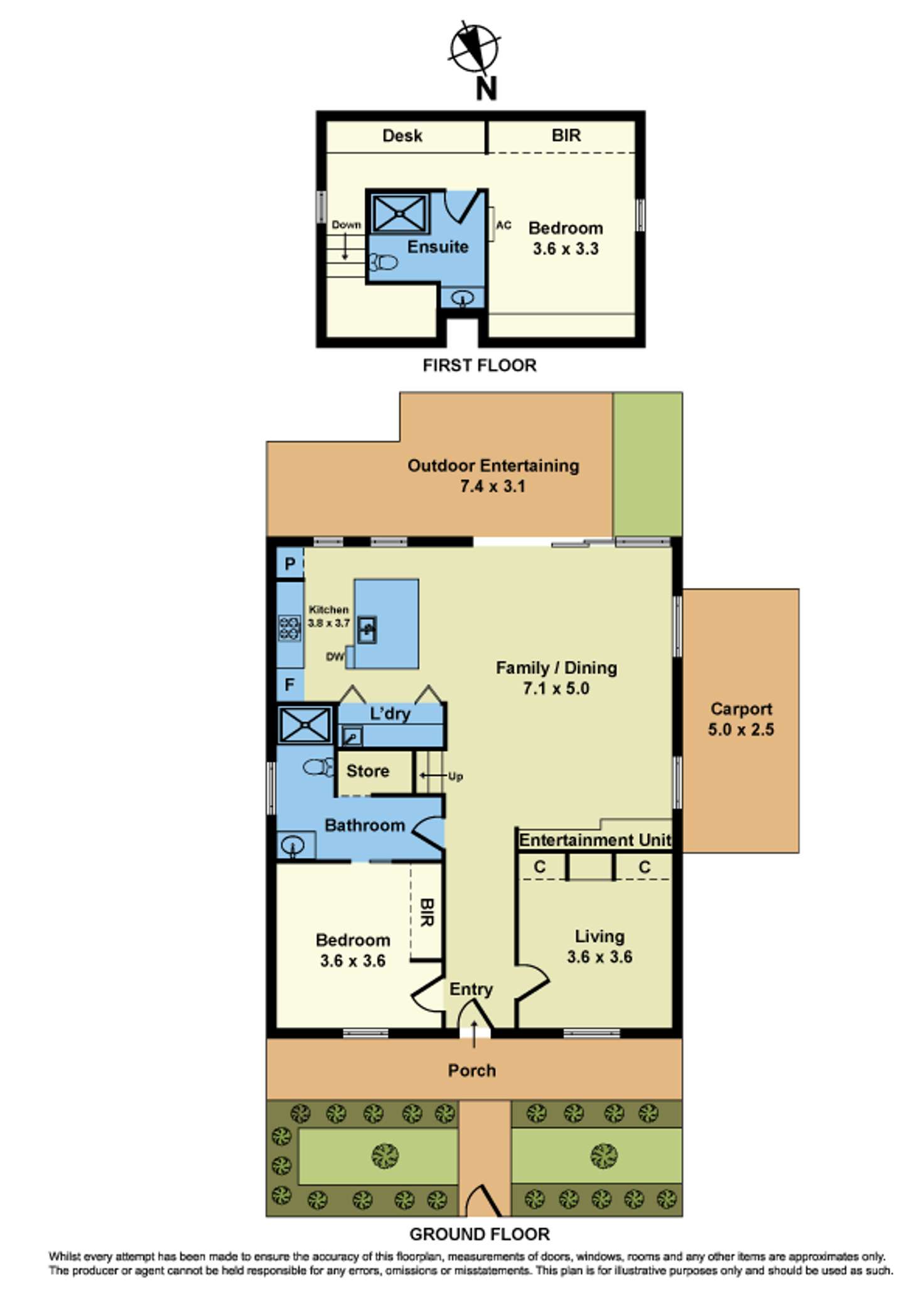 Floorplan of Homely house listing, 13 Farm Street, Newport VIC 3015