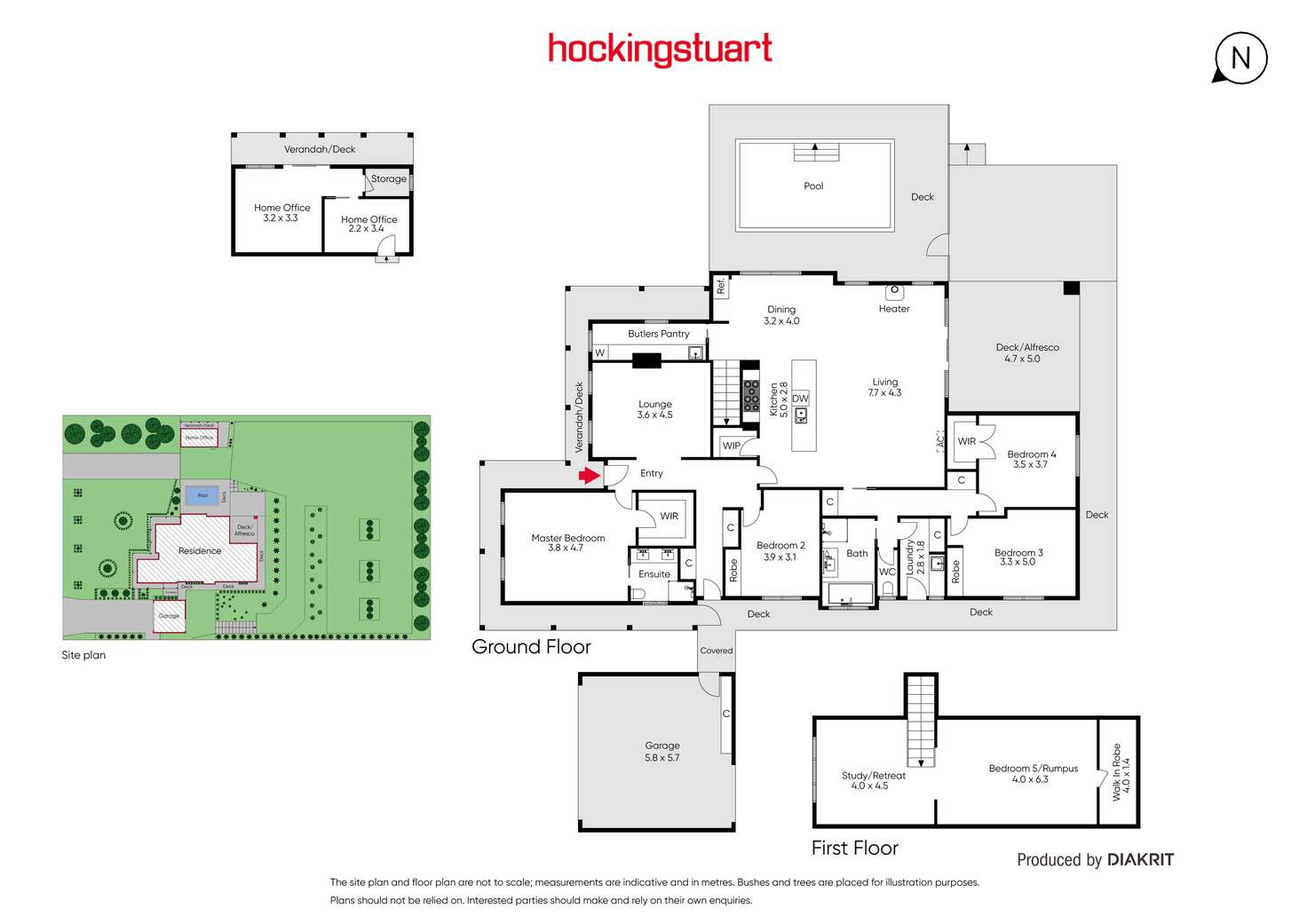 Floorplan of Homely house listing, 6 Messmate Place, Rosebud VIC 3939