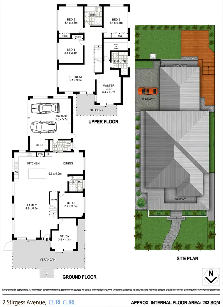Floorplan of Homely house listing, 2 Stirgess Avenue, Curl Curl NSW 2096