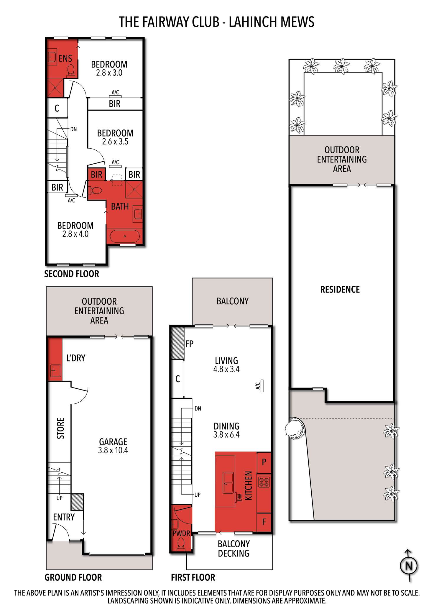 Floorplan of Homely townhouse listing, 19/12 Lahinch Mews, Torquay VIC 3228